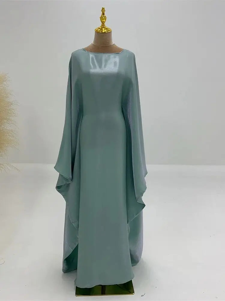 Satin Batwing Abaya