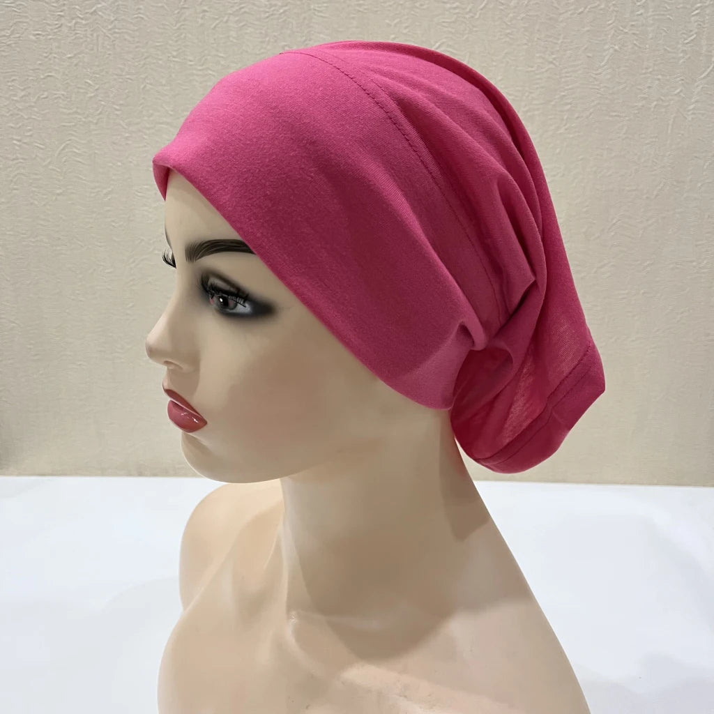 Plain Tube Hijab Cap
