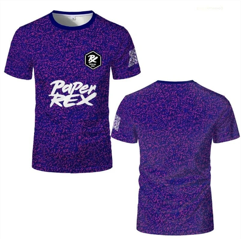 2024 New Esports Competition PRX Nightmode Jersey Fans Breathable Sportswear Men's Kids Round Neck Short Sleeve Casual T-shirt