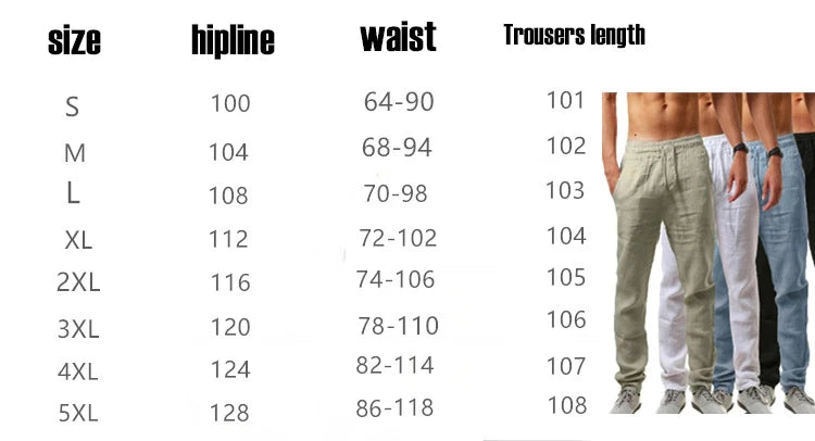 Cotton Linen Gym Pants