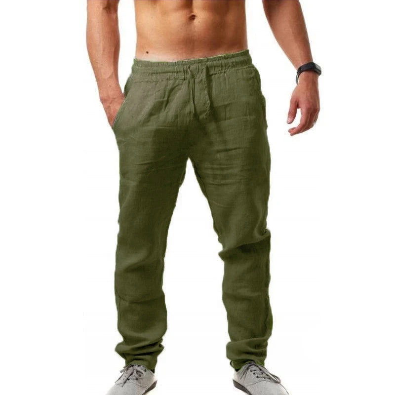 Cotton Linen Gym Pants