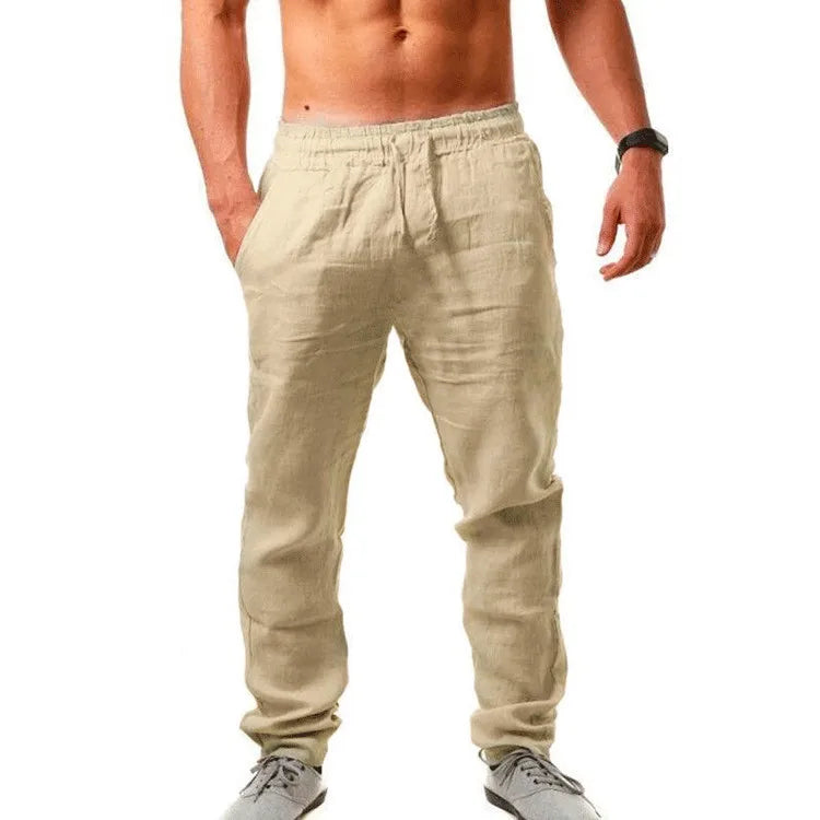 Cotton Linen Gym Pants