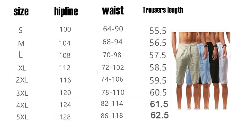 Cotton Linen Gym Pants