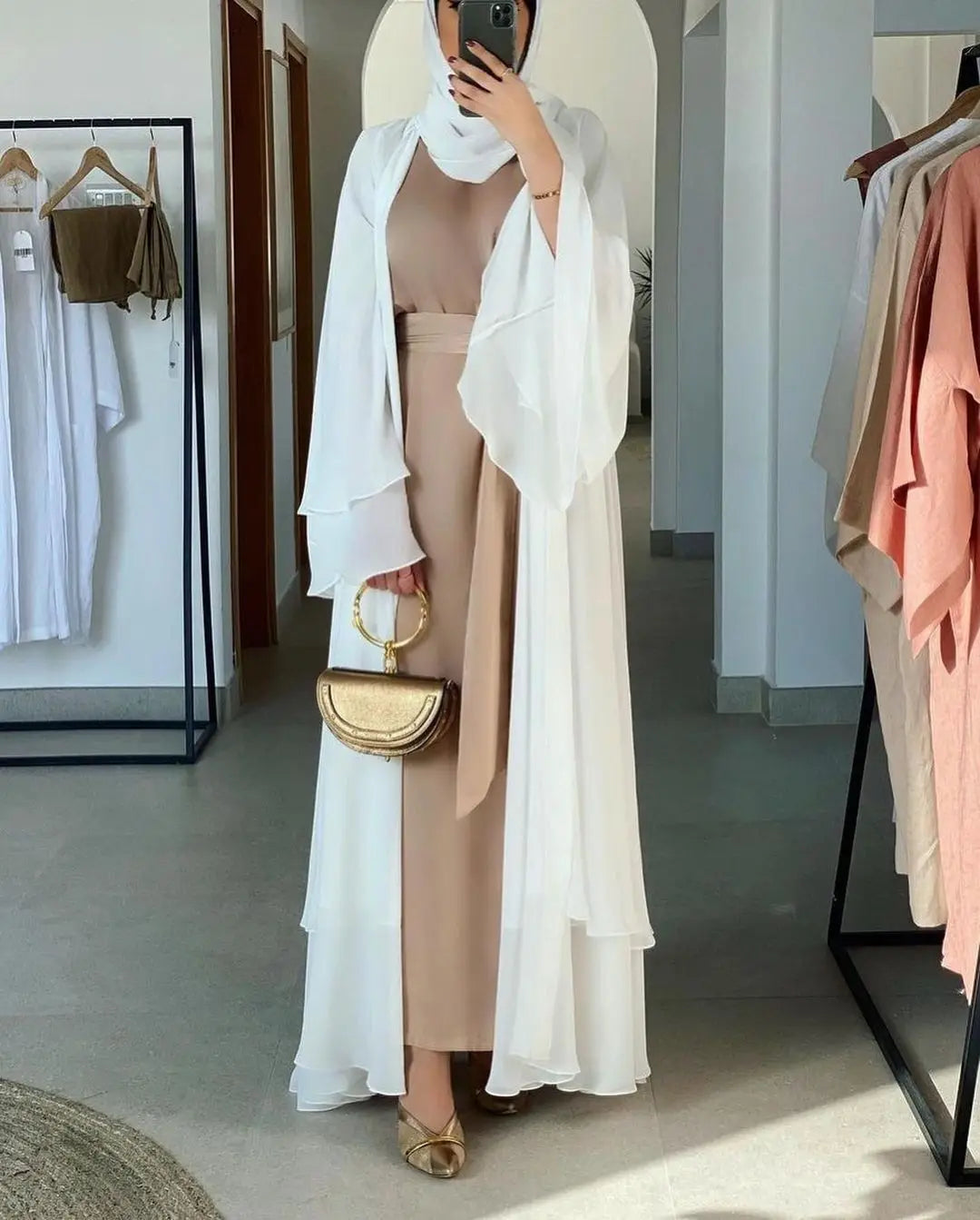 Chiffon Kimono Abaya