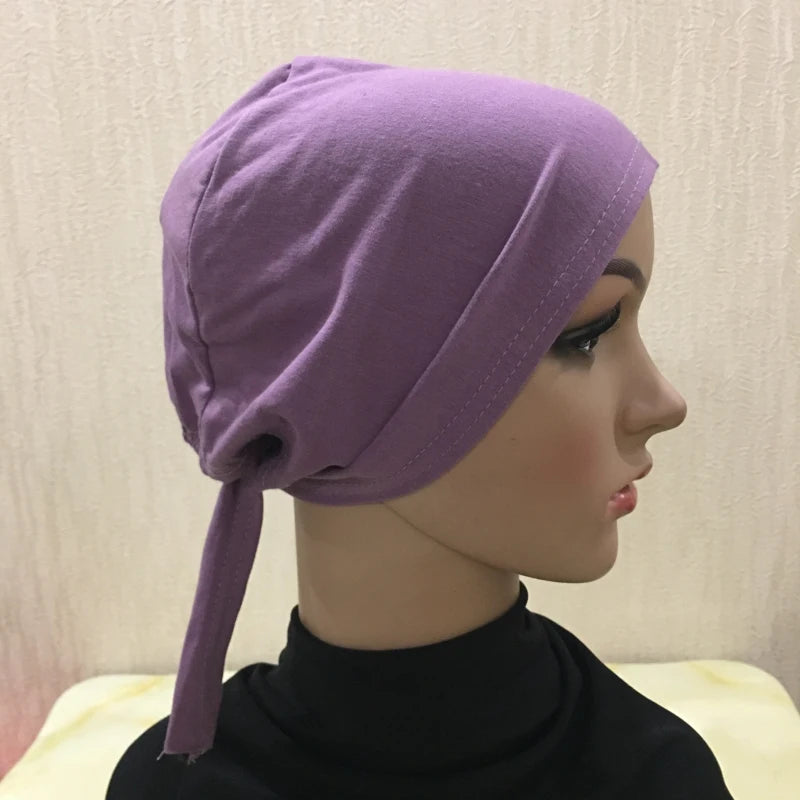 Tie Back Hijab Cap