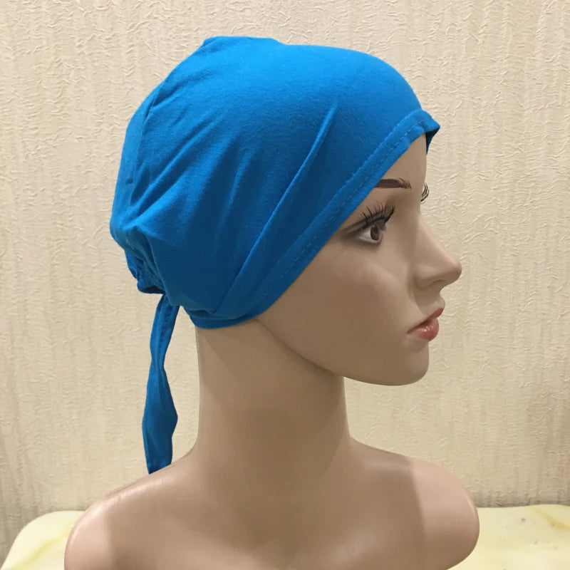 Tie Back Hijab Cap