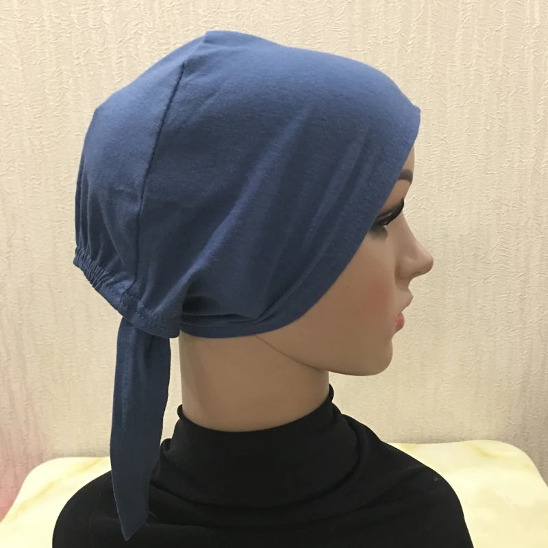 Tie Back Hijab Cap