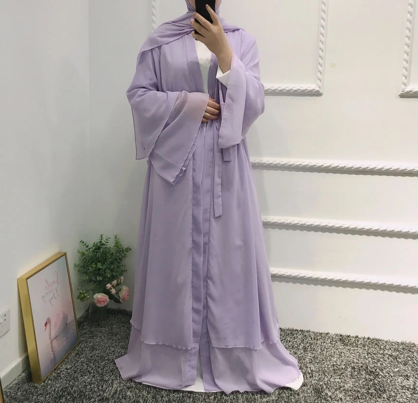 Chiffon Kimono Abaya
