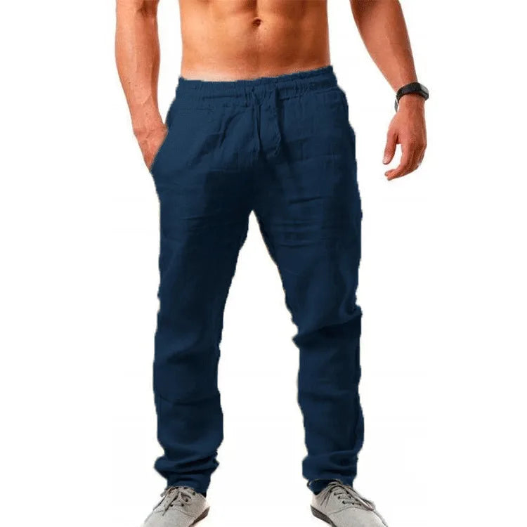 Cotton Linen Gym Pants