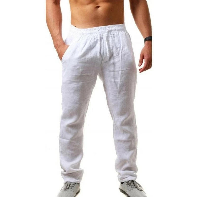 Cotton Linen Gym Pants