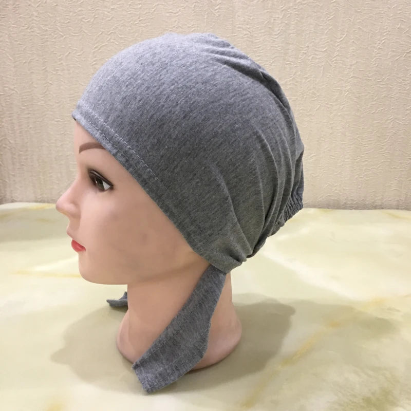 Tie Back Hijab Cap