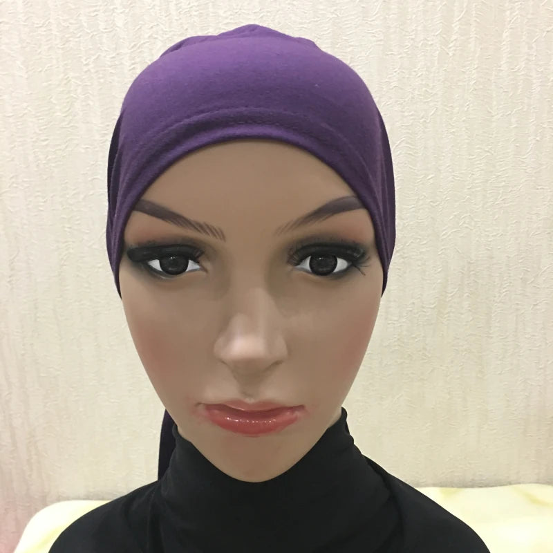 Tie Back Hijab Cap
