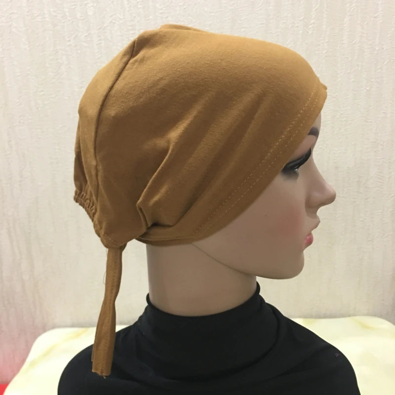 Tie Back Hijab Cap