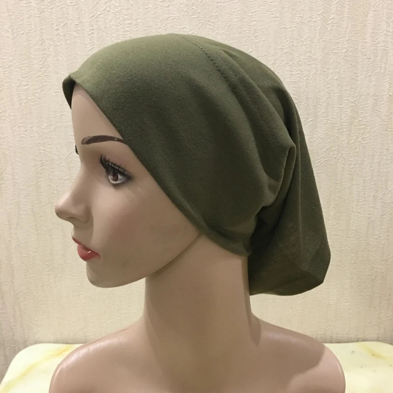 Plain Tube Hijab Cap