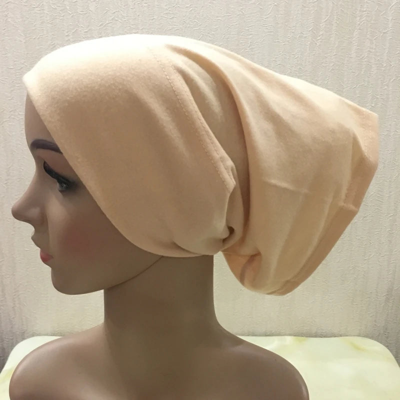 Plain Tube Hijab Cap