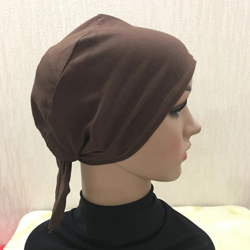 Tie Back Hijab Cap
