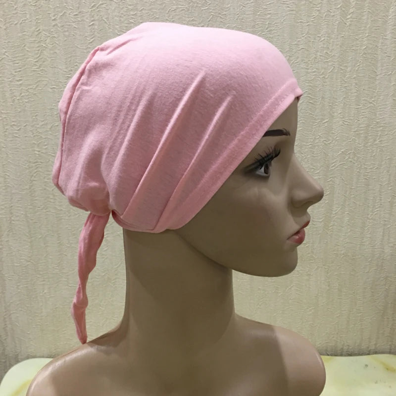 Tie Back Hijab Cap