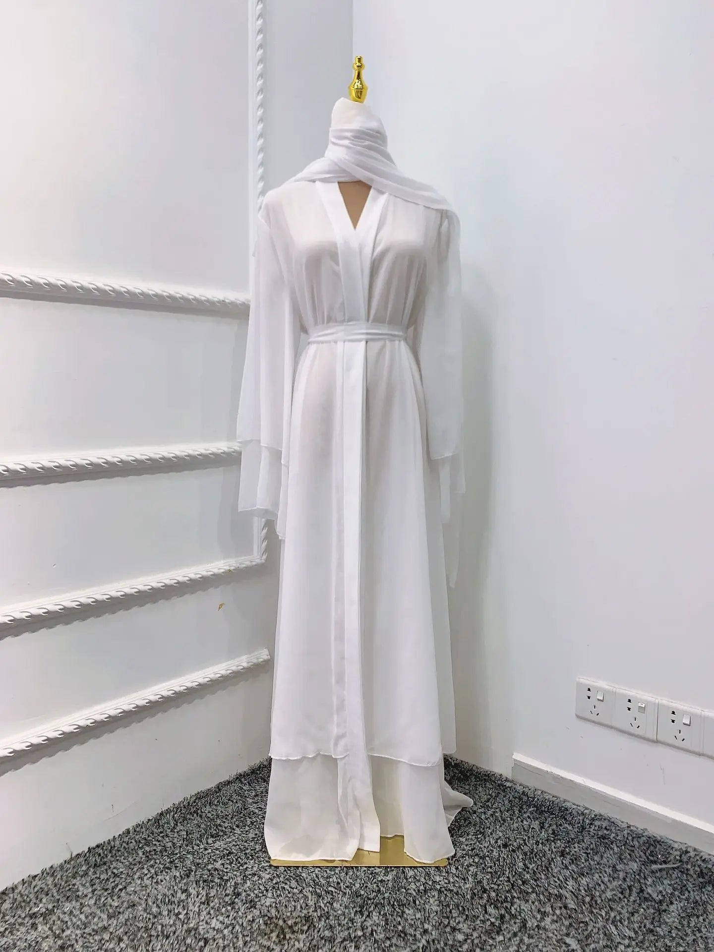 Chiffon Kimono Abaya