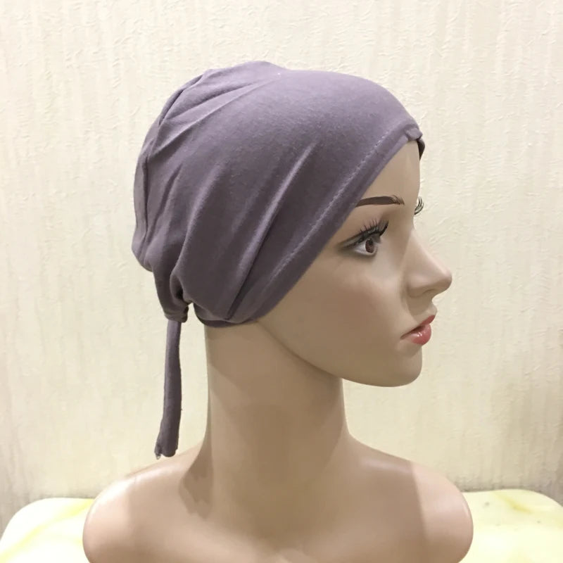Tie Back Hijab Cap