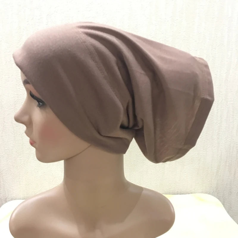 Plain Tube Hijab Cap
