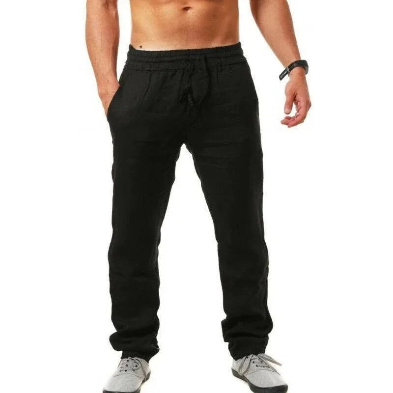 Cotton Linen Gym Pants