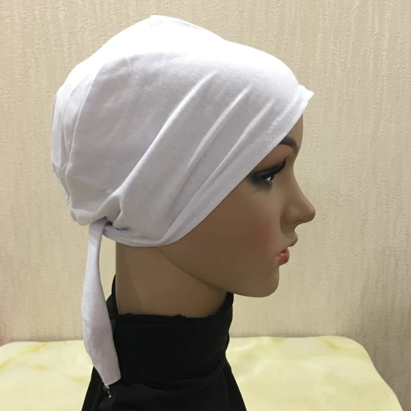 Tie Back Hijab Cap