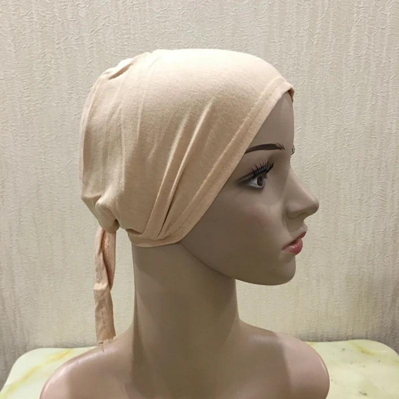 Tie Back Hijab Cap