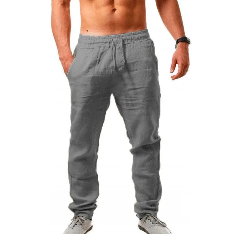 Cotton Linen Gym Pants