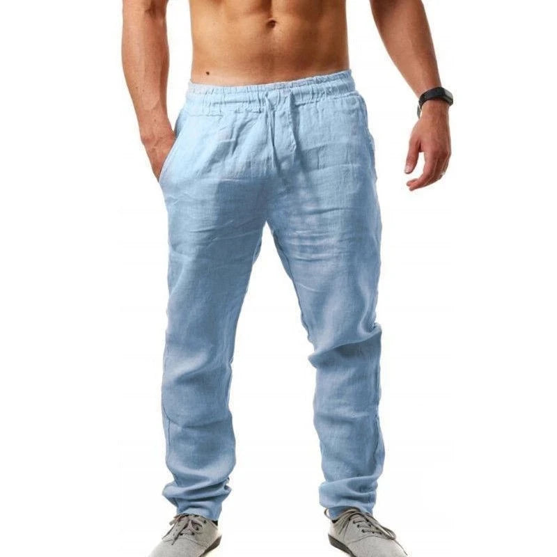 Cotton Linen Gym Pants