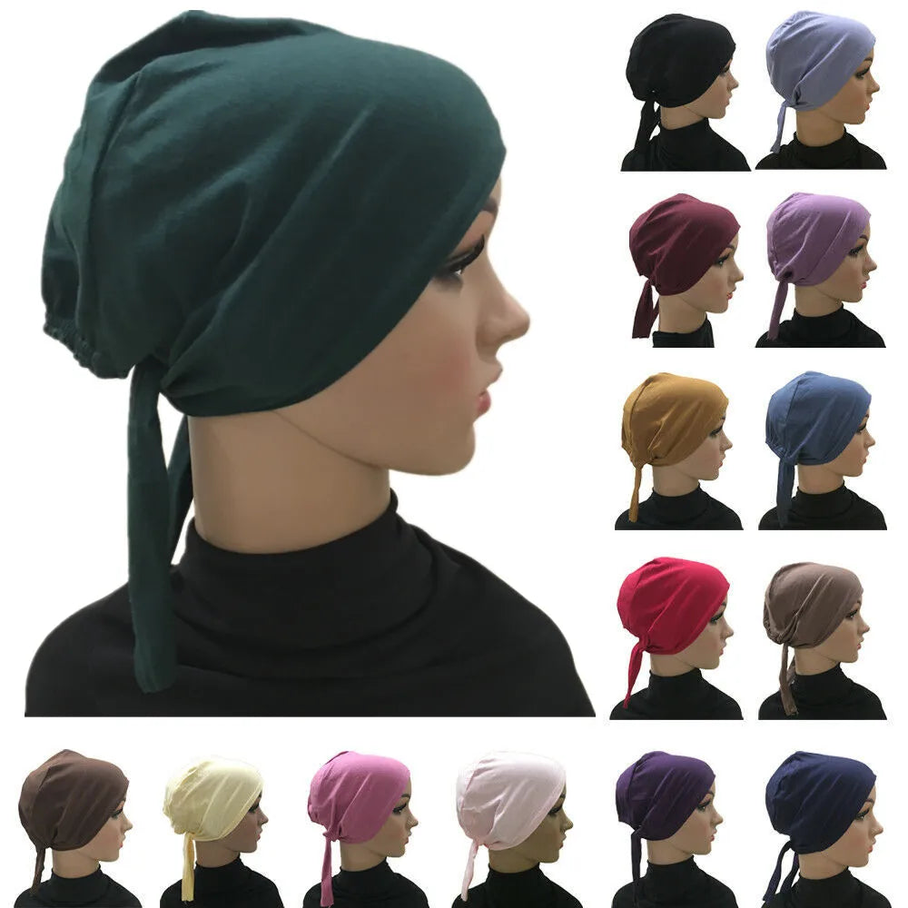 Full Cover Cotton Hijab Cap