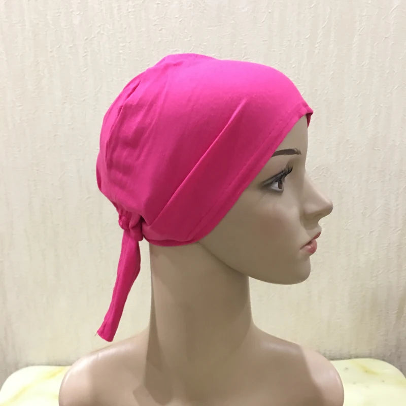 Tie Back Hijab Cap