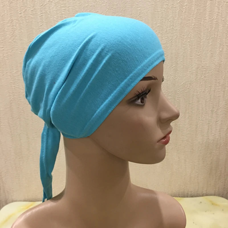 Tie Back Hijab Cap