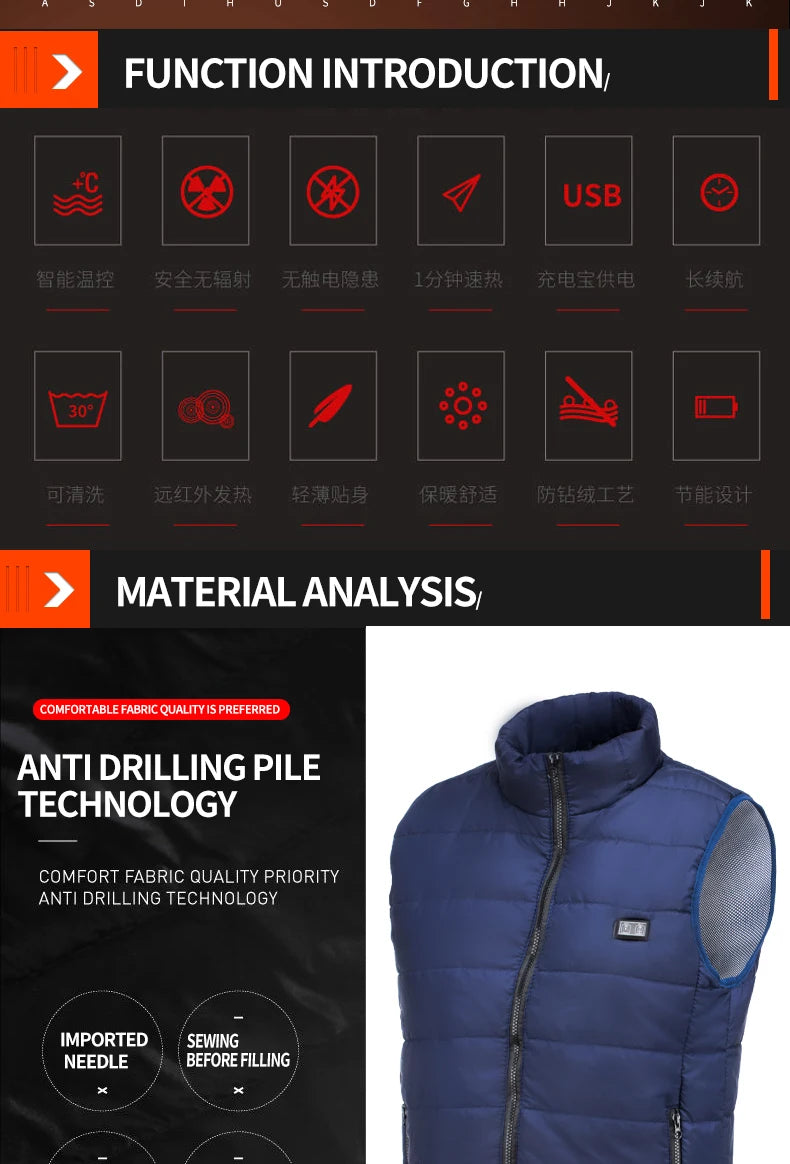 9-Zone Heated Vest