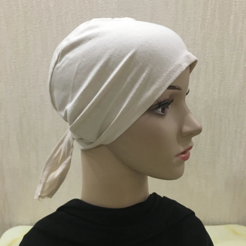 Tie Back Hijab Cap