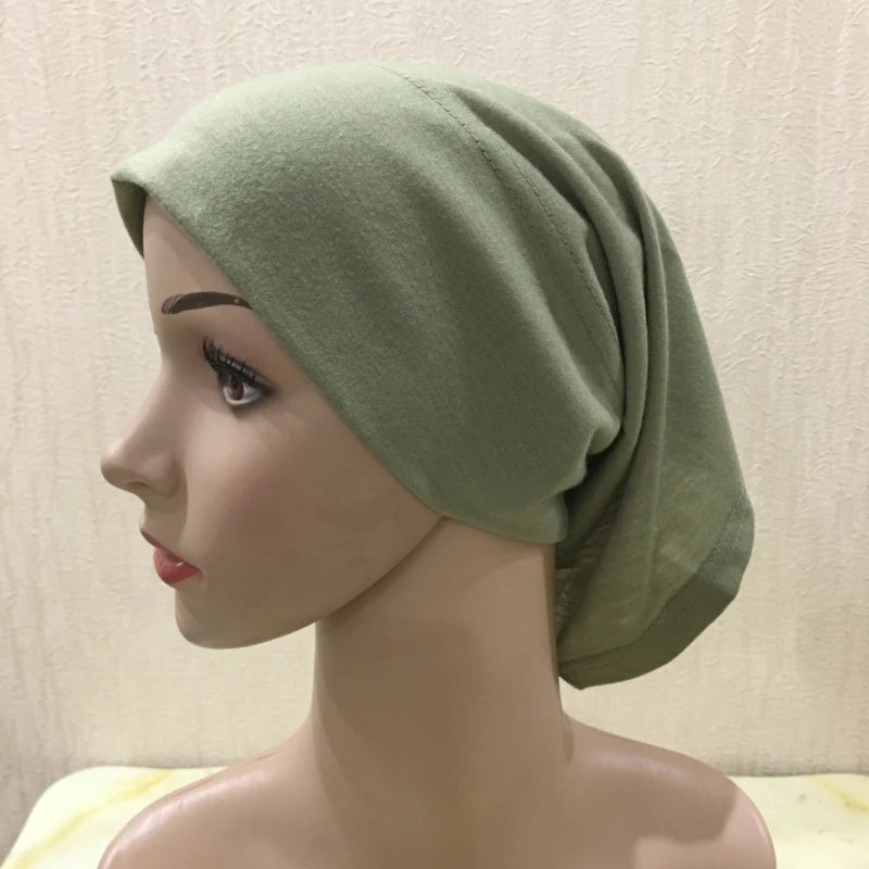 Plain Tube Hijab Cap