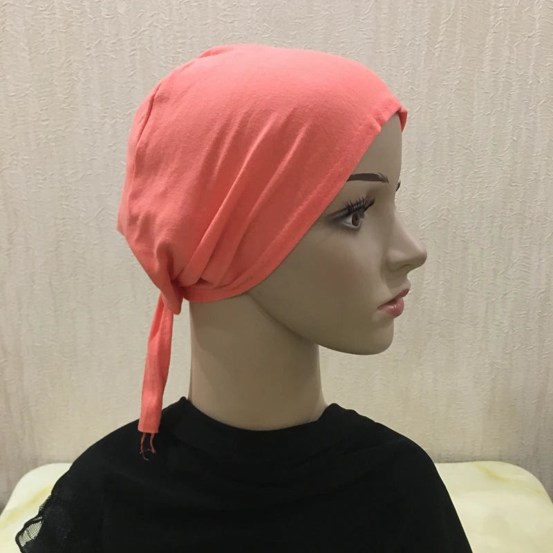 Tie Back Hijab Cap