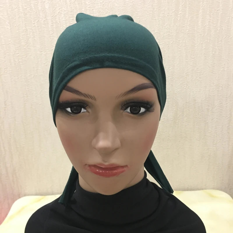 Tie Back Hijab Cap