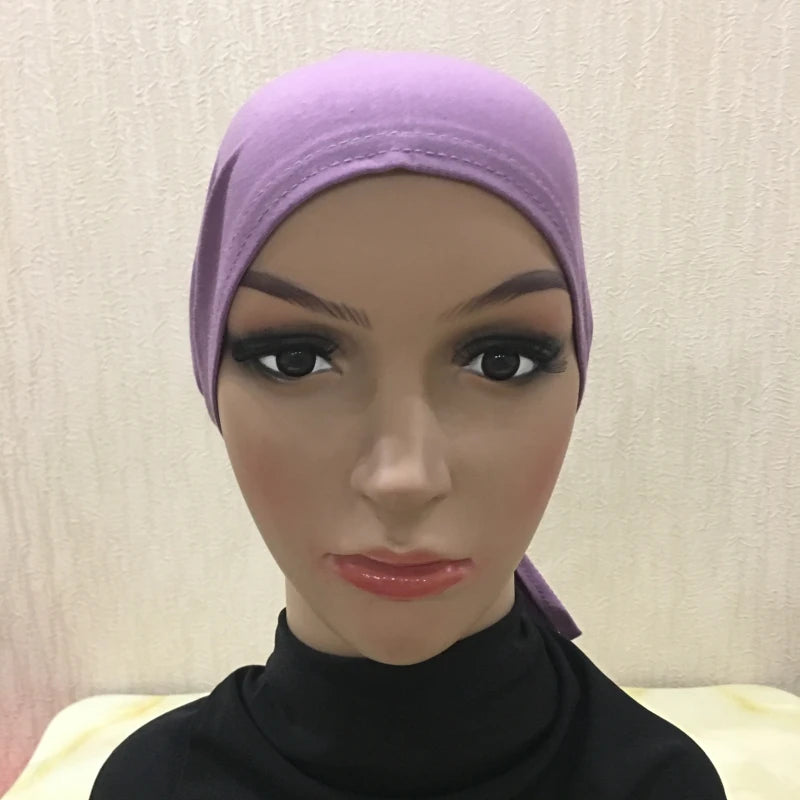 Tie Back Hijab Cap