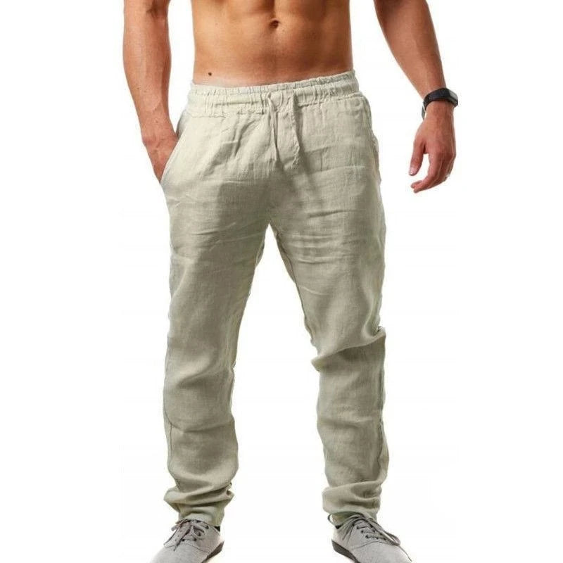 Cotton Linen Gym Pants