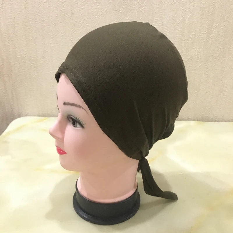 Tie Back Hijab Cap