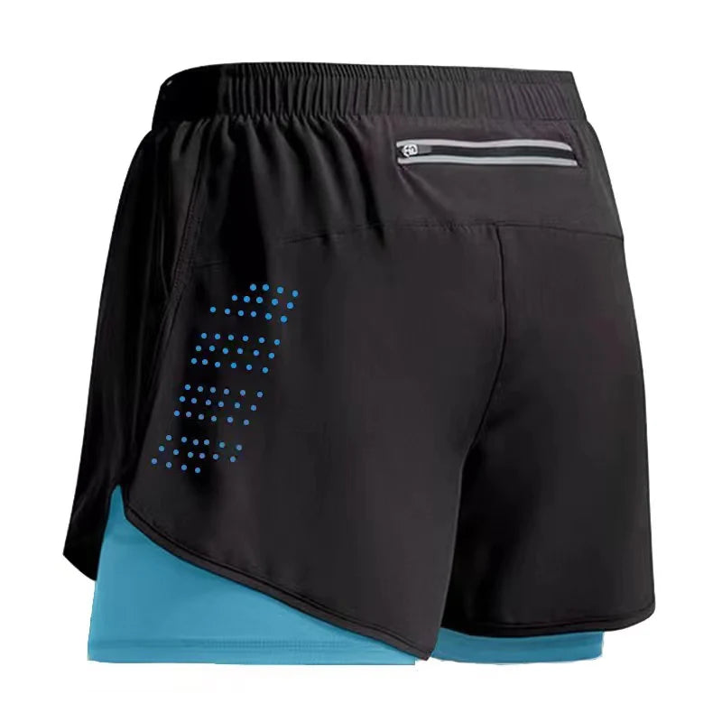 Men's Running Shorts 2-in-1