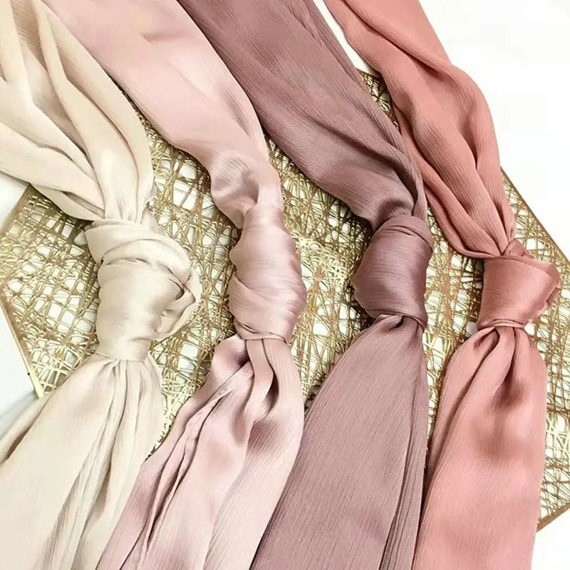Satin Crinkle Hijab