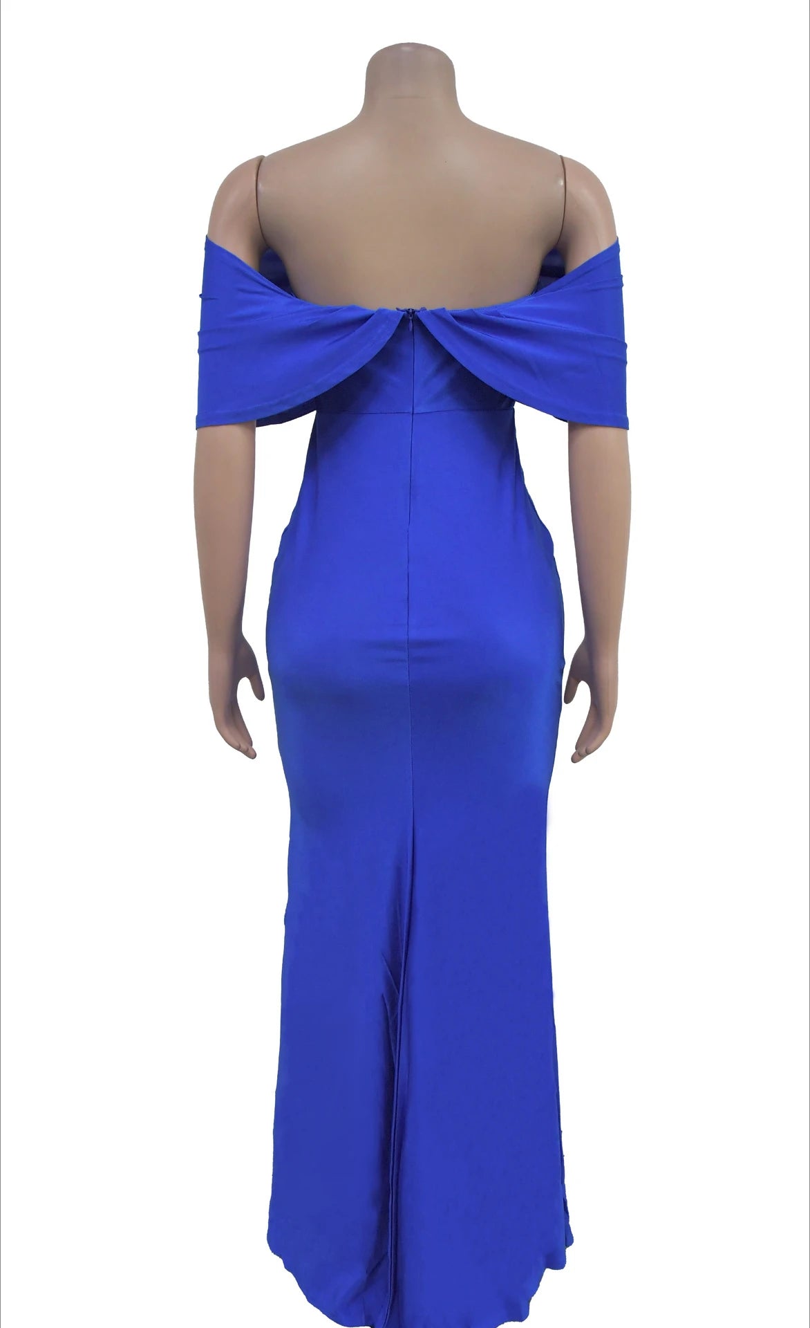 Off Shoulder Bodycon Maxi Dress