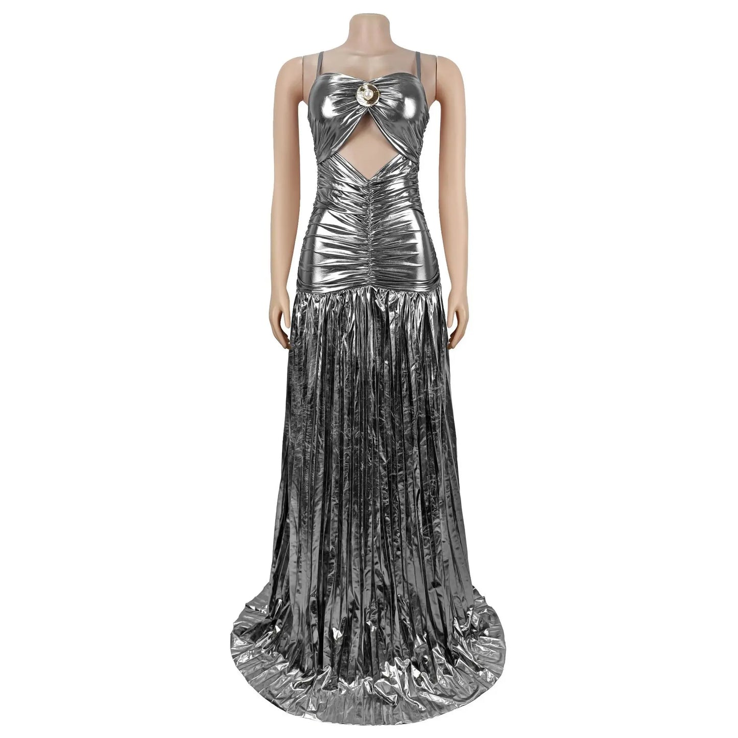 Spaghetti Strap Sequin Dress