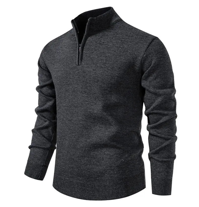 Velvet Half-Zip Pullover