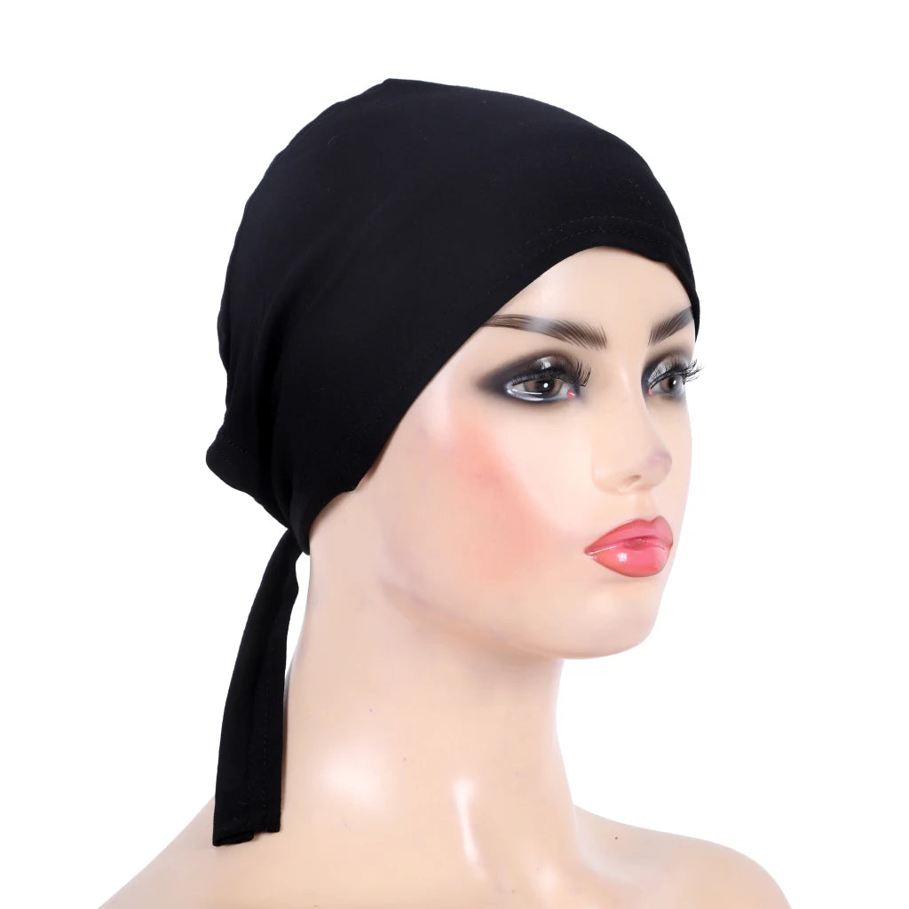 Tie Back Hijab Cap