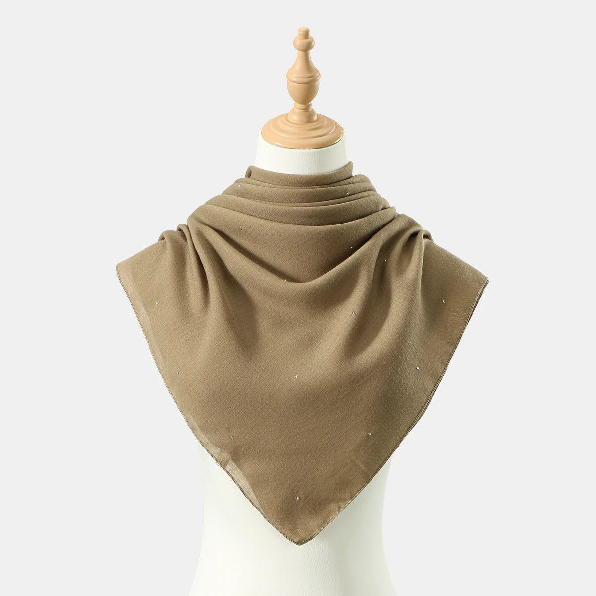 Rhinestone Bow Scarf