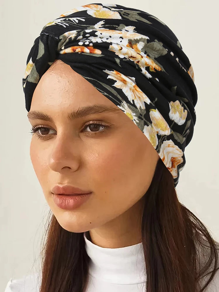 Leopard Print Hijab Turban