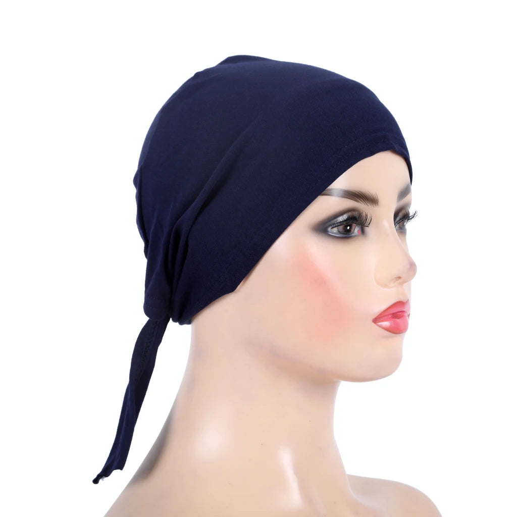 Tie Back Hijab Cap