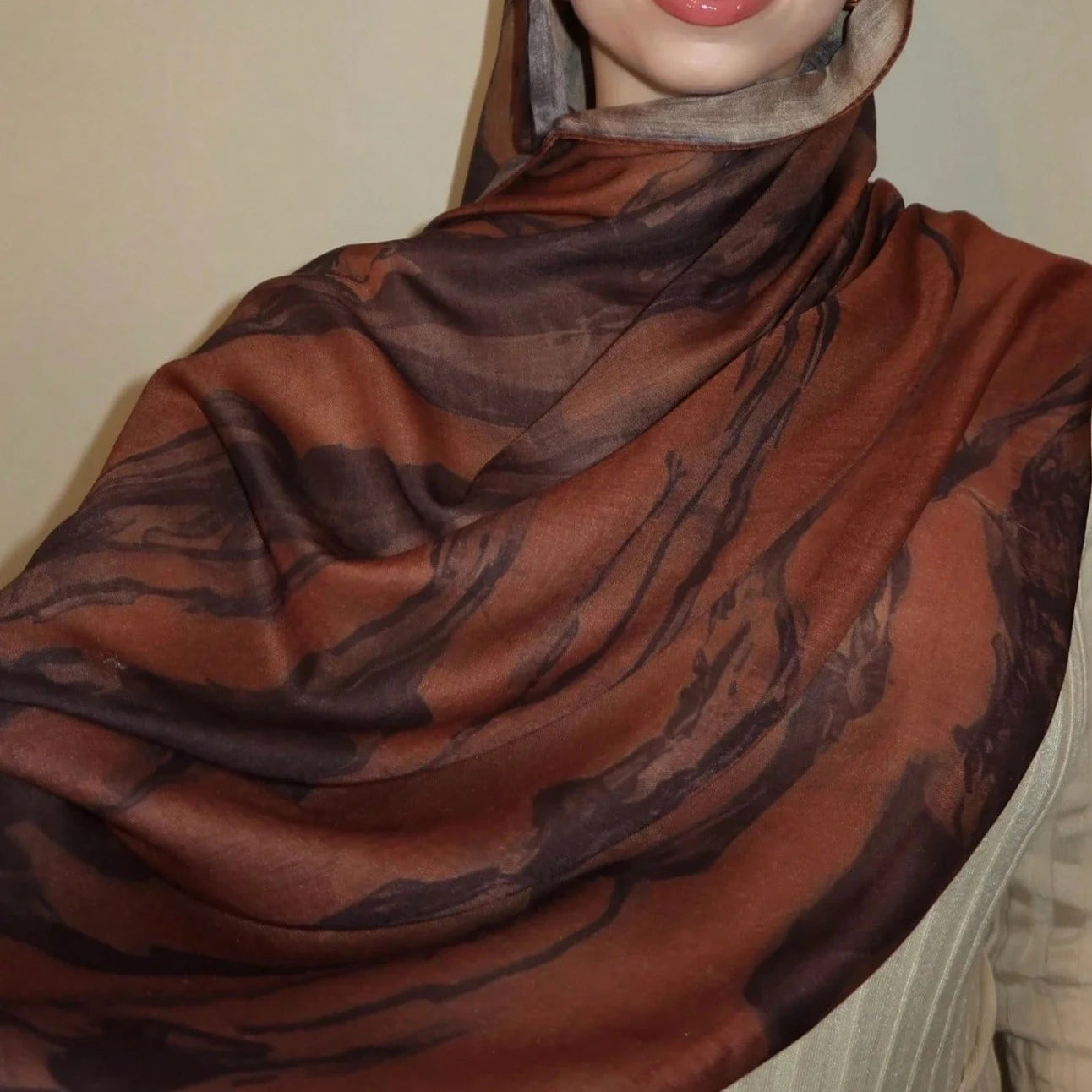 Bohemia Fashion Print Scarf For Women Headband Daily Wear Outdoor Breathable Women Hijab Scarves Clothing Accessories